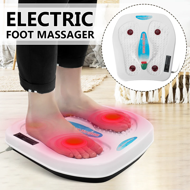 Foot Massager Vibrating Massage Blood Circulation Pain Relief Pedicure Machine Electric - Image 4