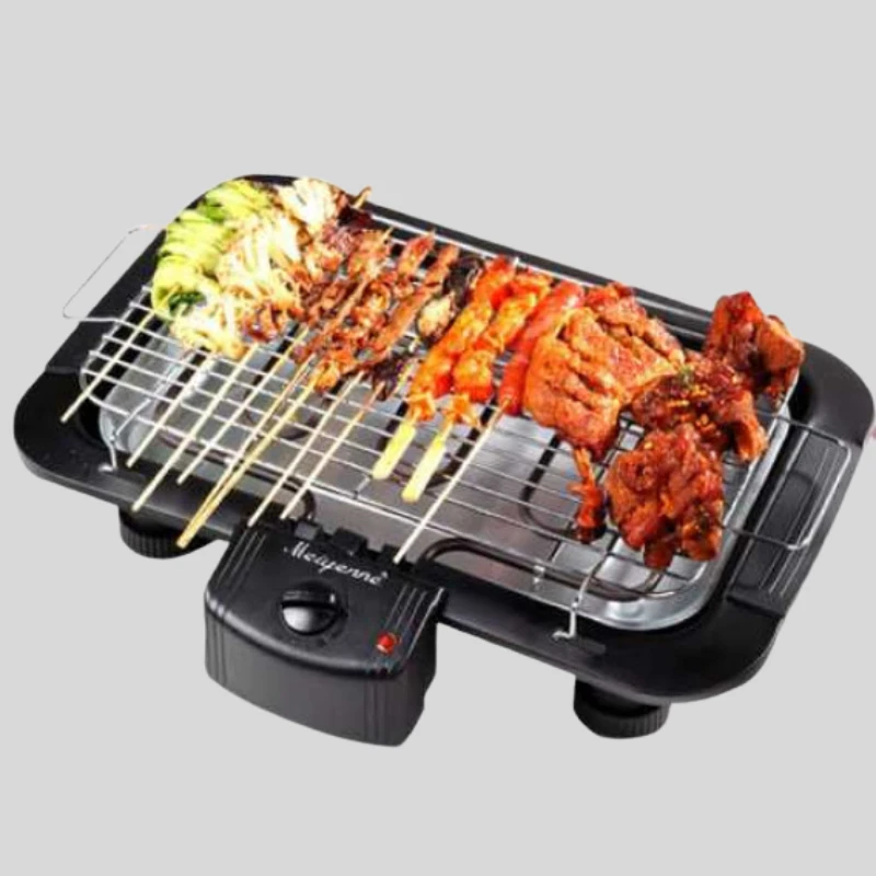 Electric BBQ Grill Machine - Black - Image 4