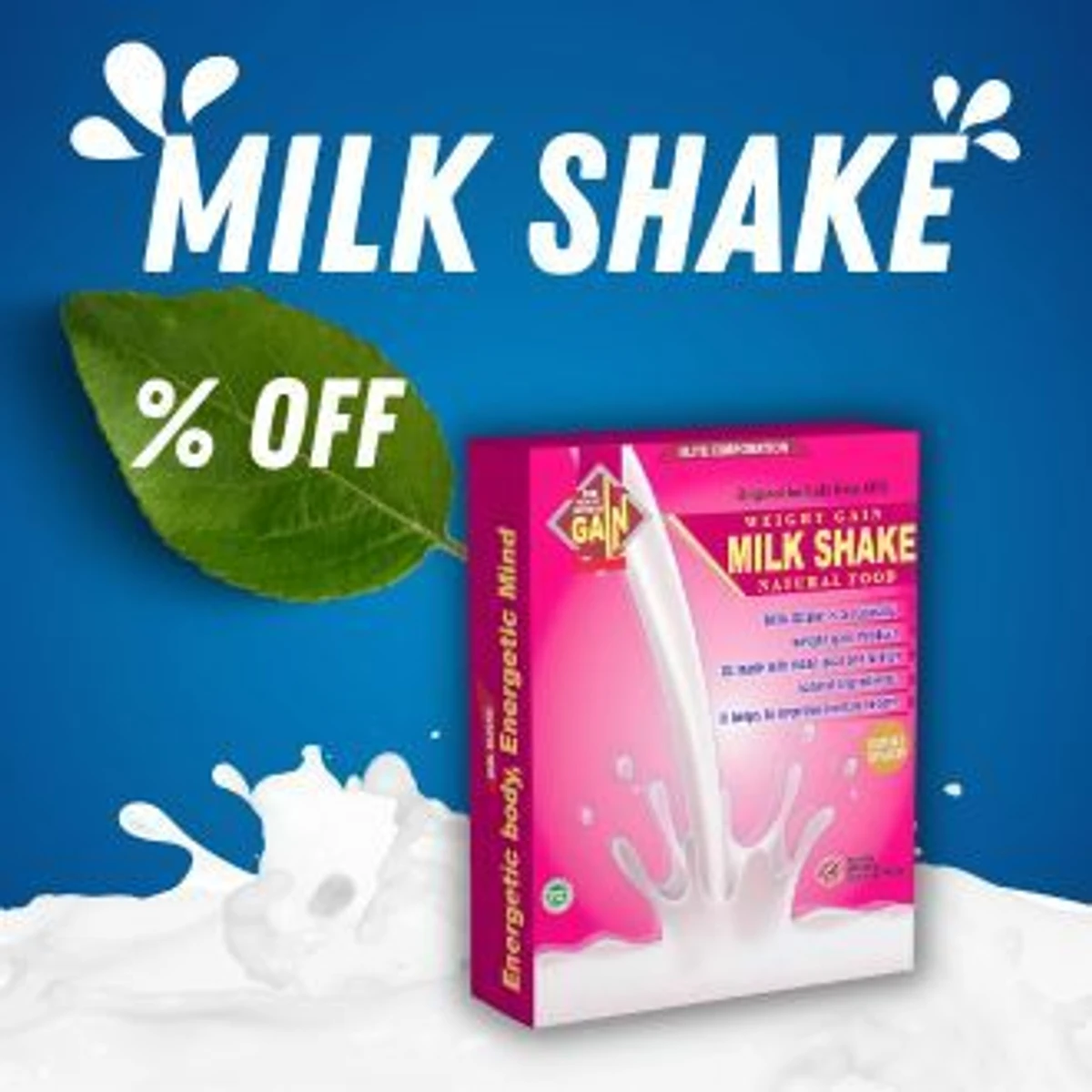 Health Gain Milk Shake Natural Food