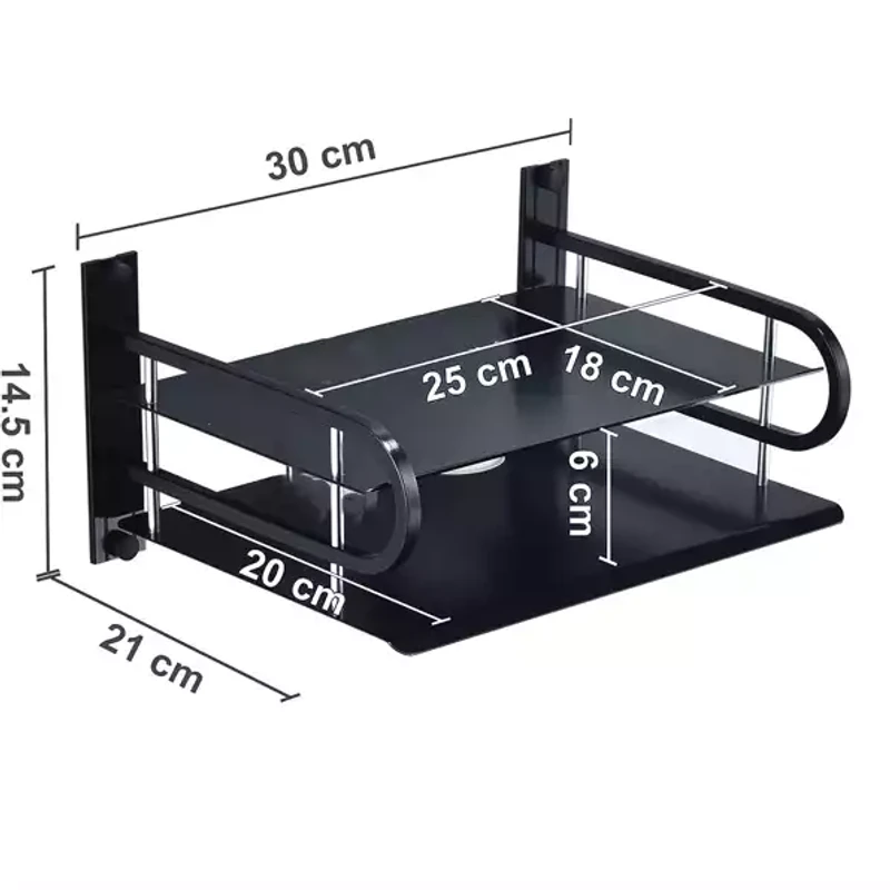 Carbon Steel Wall Mounted Router Stand - Image 3